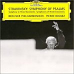 STRAVINSKY - Symphony of Psalms etc. - BP/ Boulez