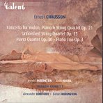 CHAUSSON - Concerto Op.21 & Quartet Op.35 - Rubenstein, Ouziel, Sharon Qt.